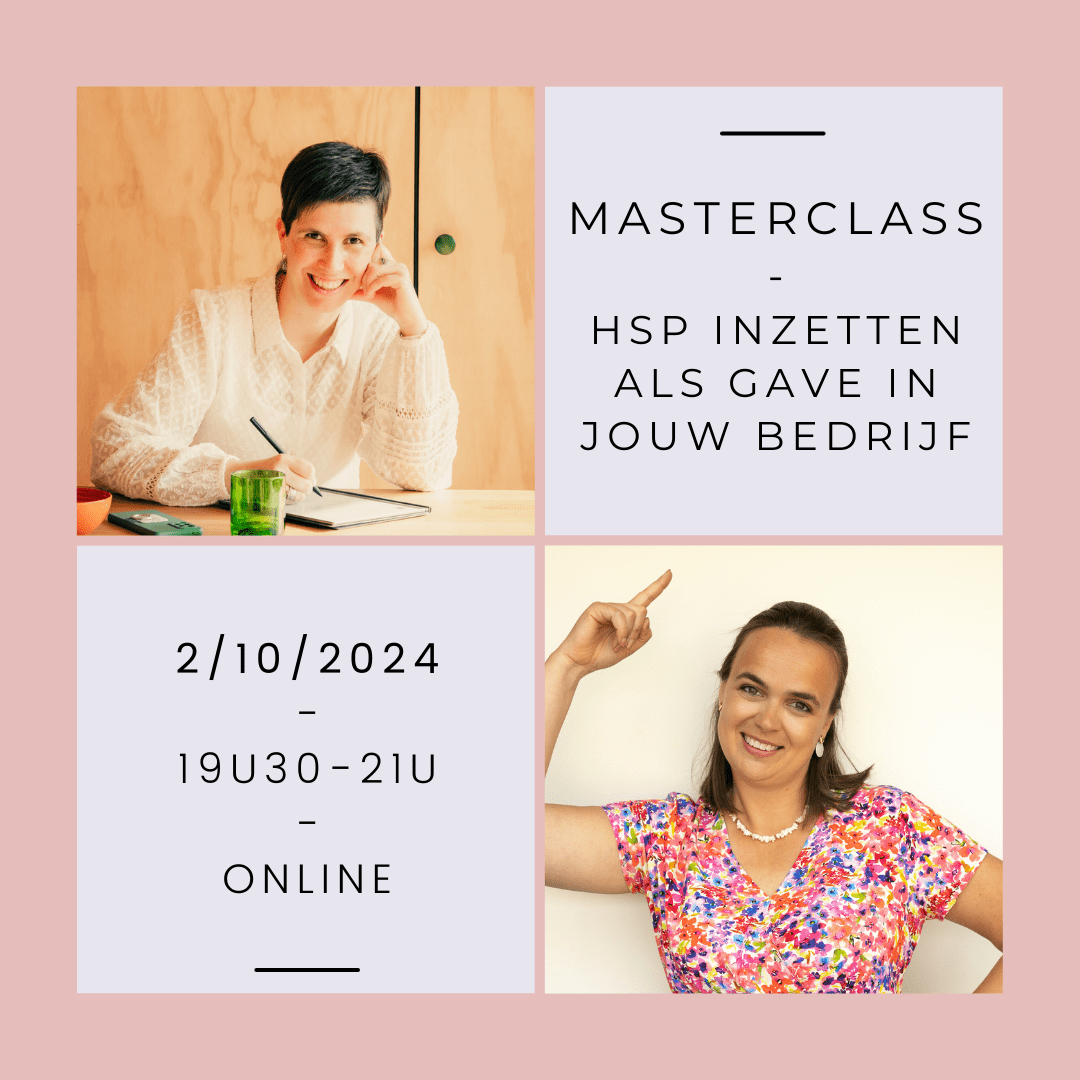 Masterclass HSP inzetten als gave in jouw bedrijf